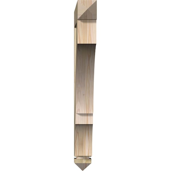 Balboa Arts & Crafts Rough Sawn Bracket, Douglas Fir, 4W X 34D X 38H